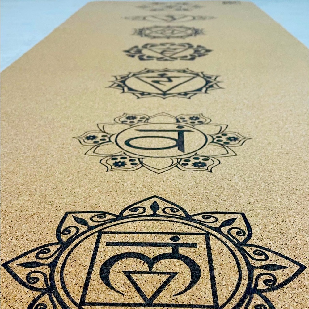 7 Chakra Cork 6mm Yoga Mat
